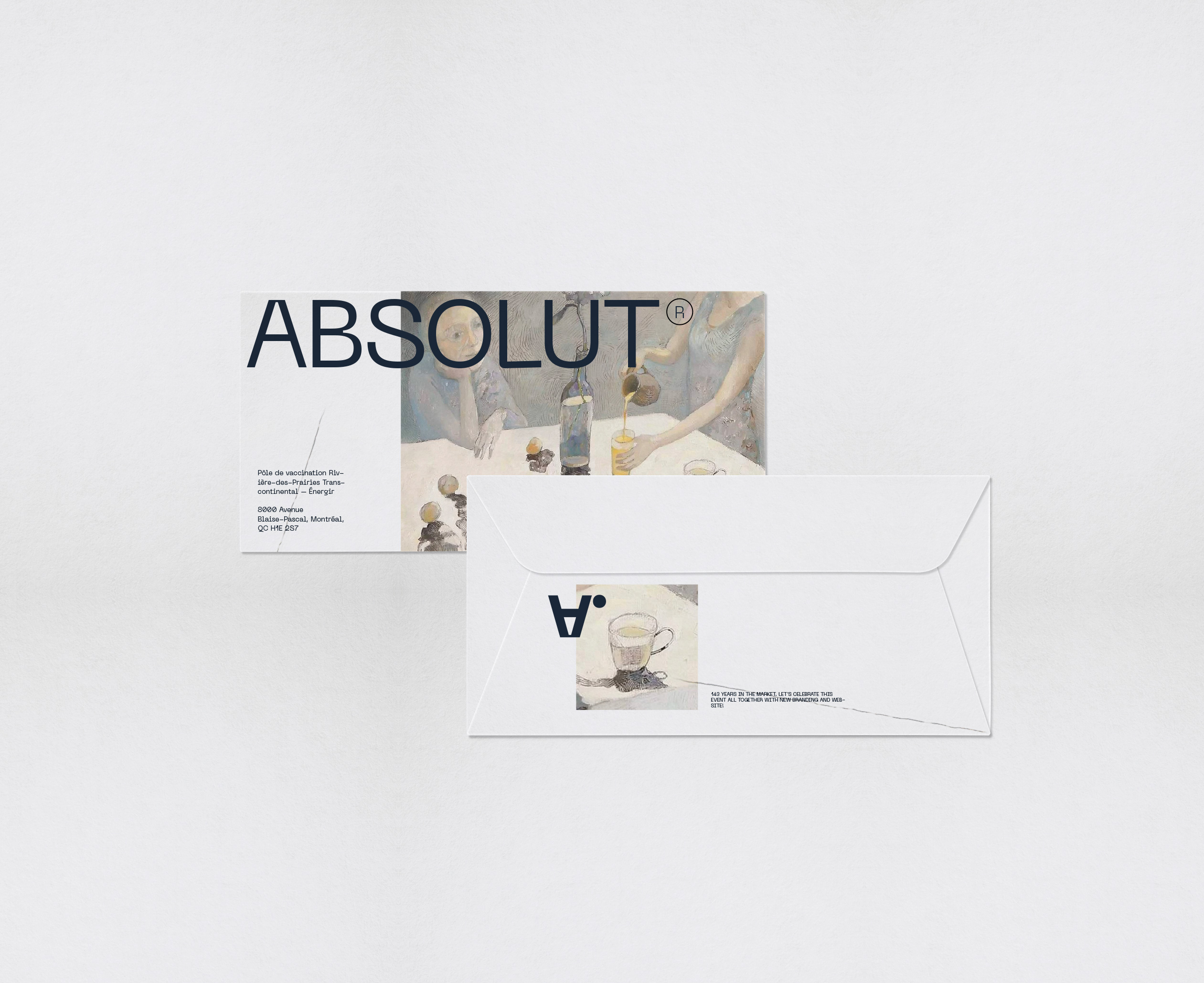 This Absolut vodka 143 celebration vision was inspired by works of great artist - Liza Zabarsky