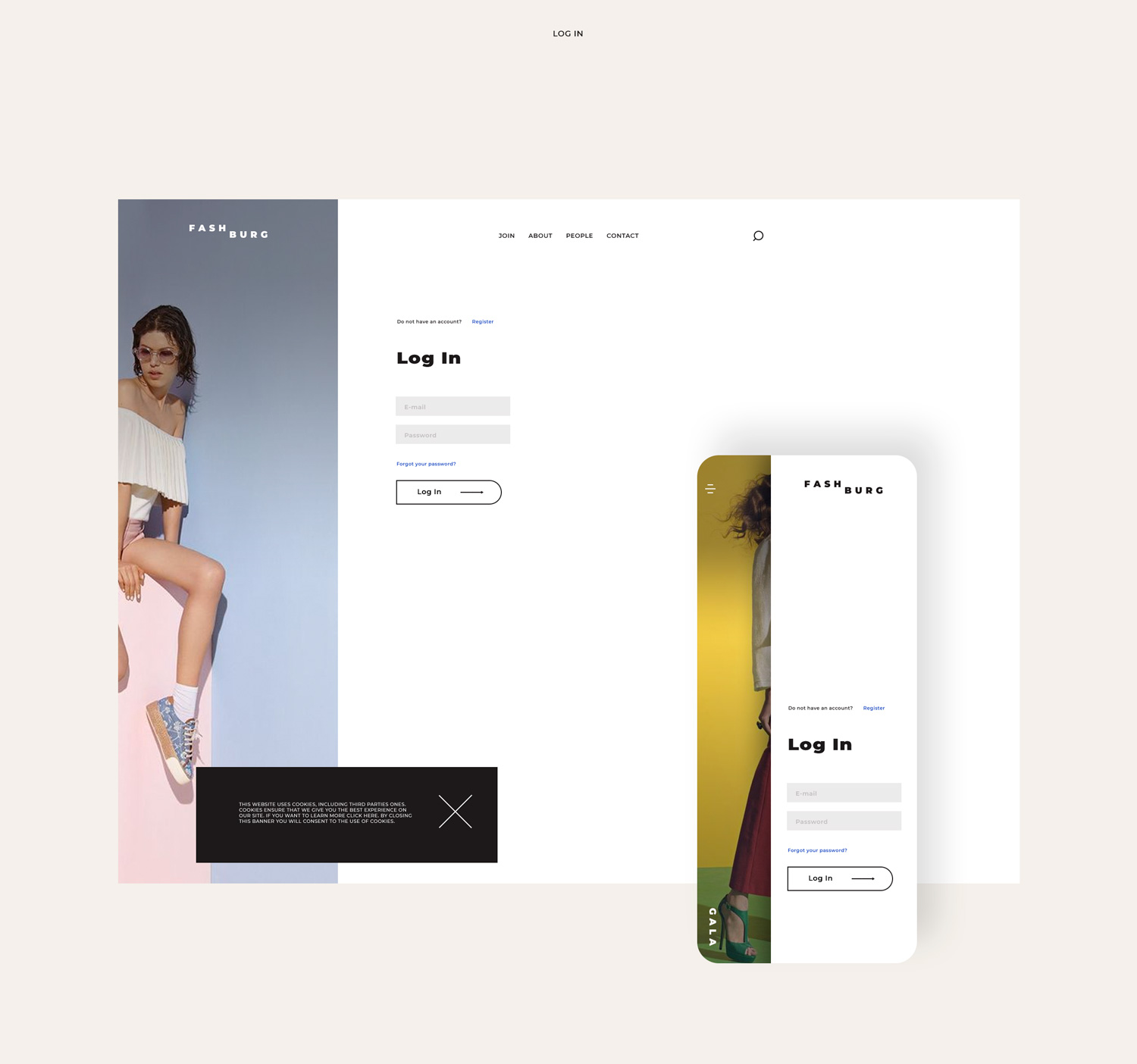 Platform for social interactivity and e-shop for professionals in the field of fashion