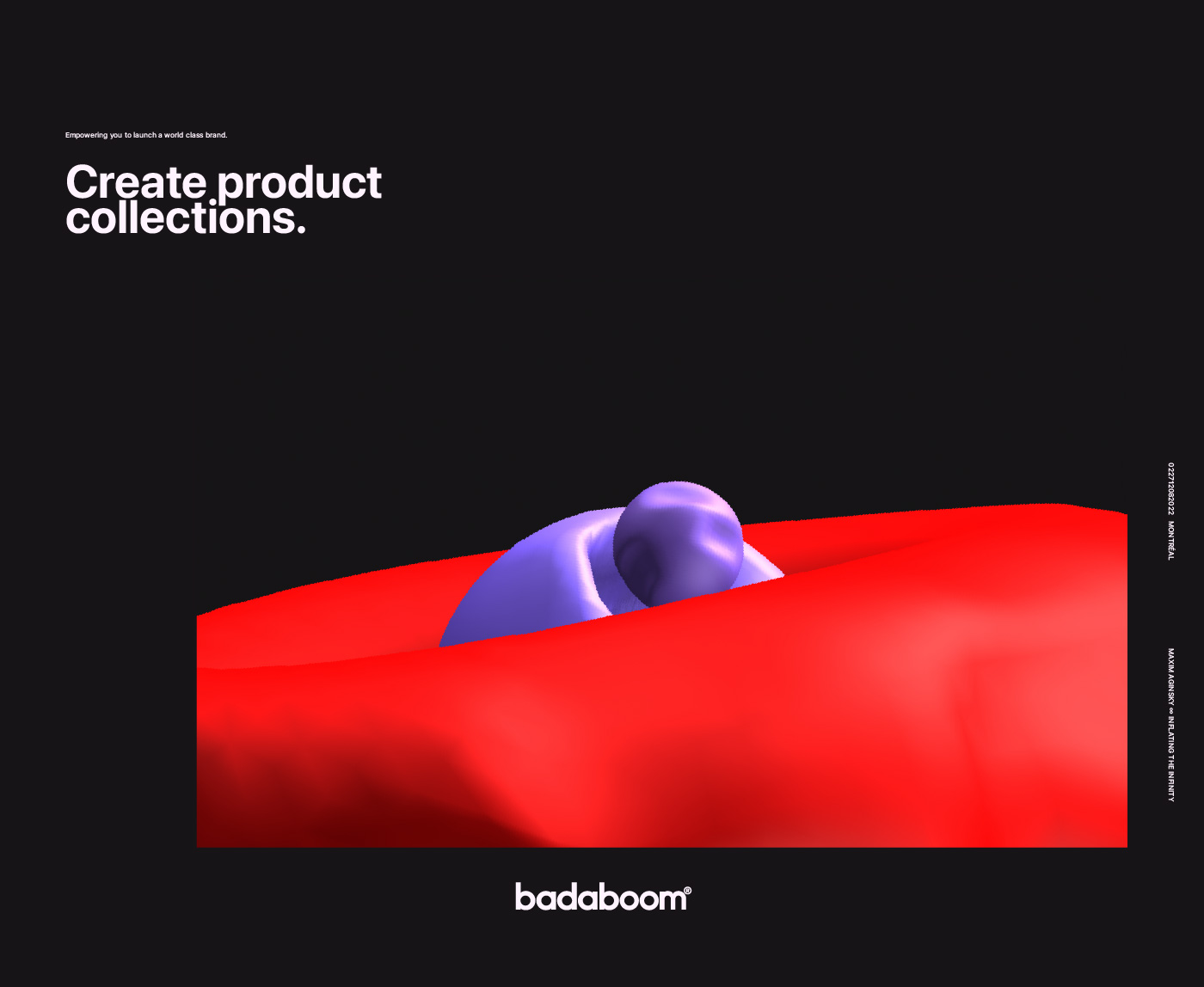 A study on how to build a composition using inspirational 3D objects, which will allow us to prepare a base for future concretization.